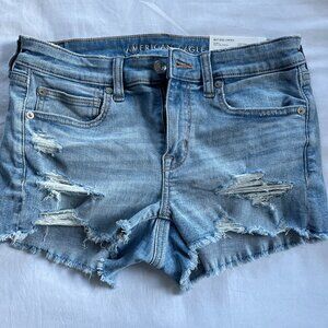 american eagle jean shorts